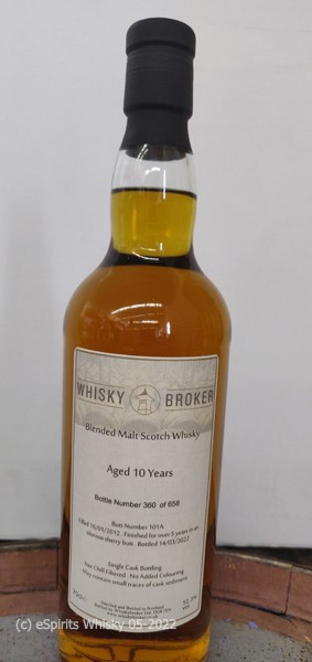 Blended Malt 2012 - Whiskybroker