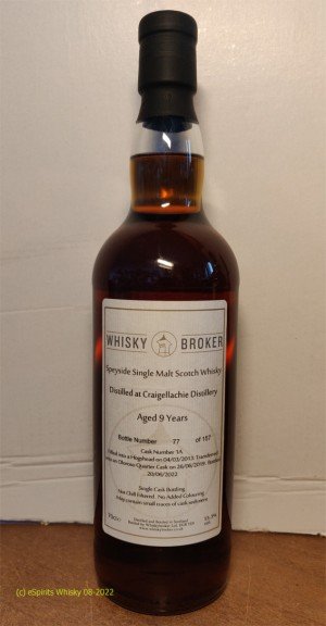 Craigellachie 2013 Sherry QTC - Whiskybroker